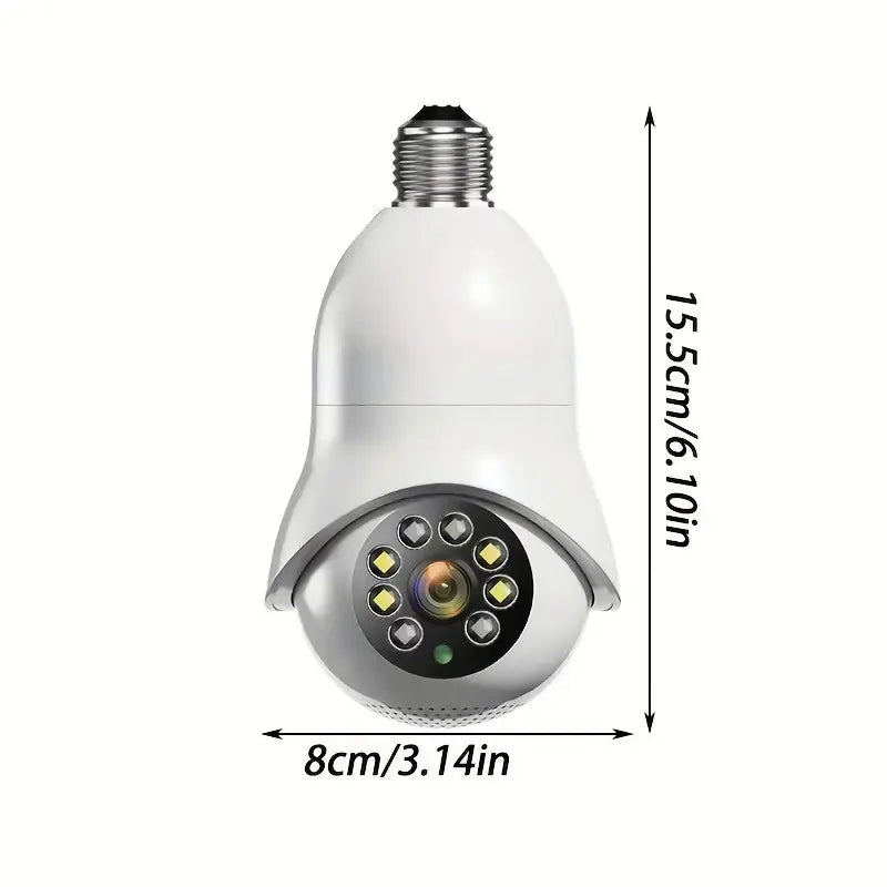 Lightbulb Security Camera Outdoor Wifi Video Surveillance 1080P Camera Home Security Monitor Full Color Night Visi Camera