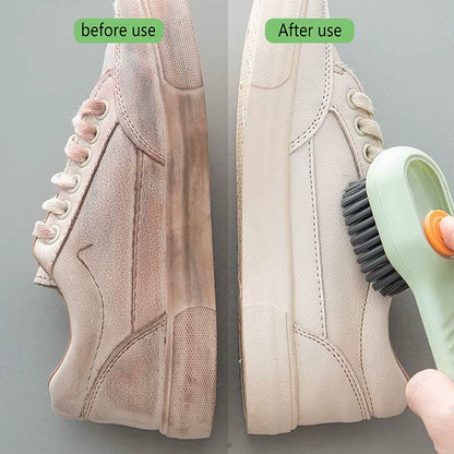 Multifunction Automatic Soap Liquid Adding Shoe Brush Soft-Bristled Clothes Brush Clothing Board Brush Soap Dispenser Brush