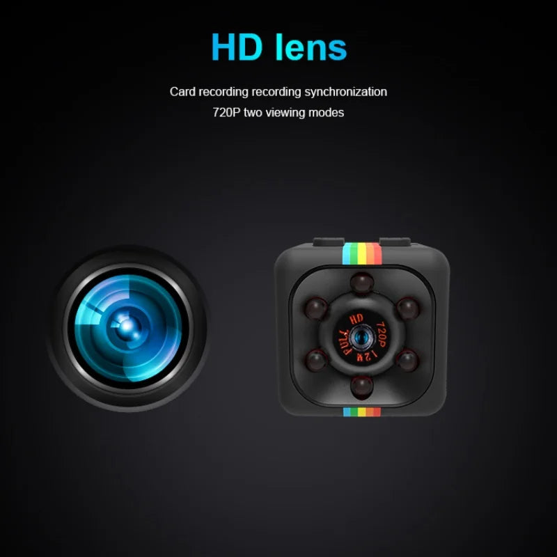 HD Mini Camera 1080P Portable Small Nanny Cam Video Voice Mini DV Recorder Indoor Covert Security Camera for Home Office
