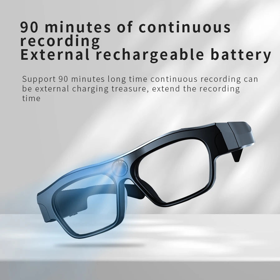 New 2K/4K Smart Glasses, High-Definition Sports Camera Glasses, Outdoor Wireless Bluetooth Recording, Sunglasses, Micro Camera ﻿